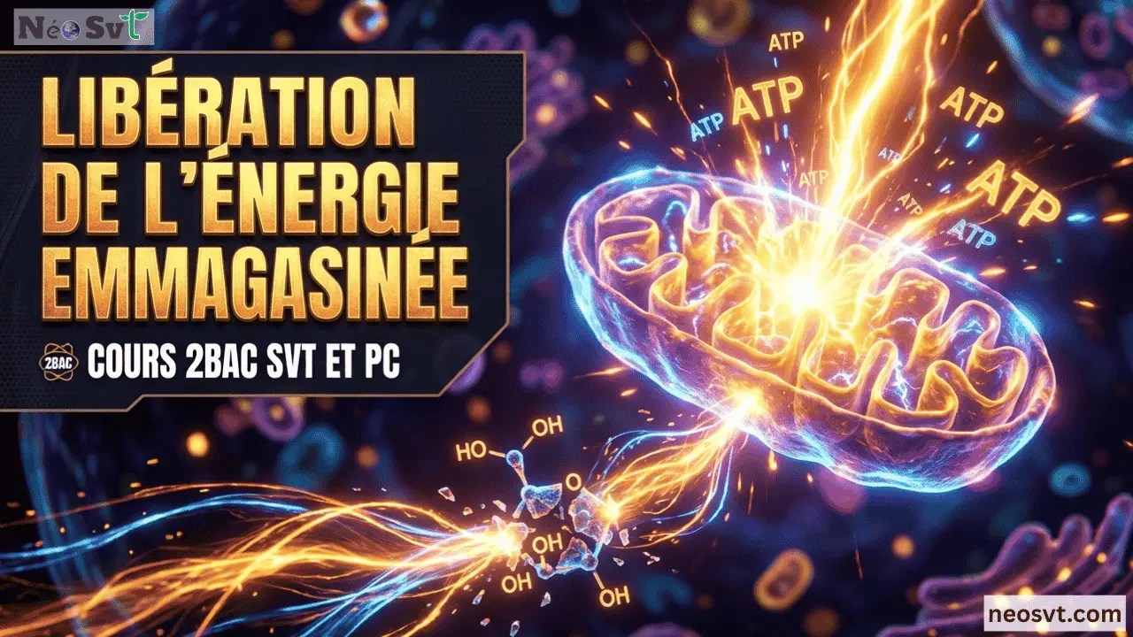 Résumé du cours sur la libération de l'énergie emmagasinée dans la matière organique pour 2BAC SVT et PC - NéoSvt